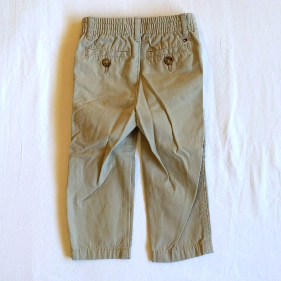 tommy hilfiger 2-pack cotton twill pants bundle lot 18 months baby toddler boy - Picture 9 of 14